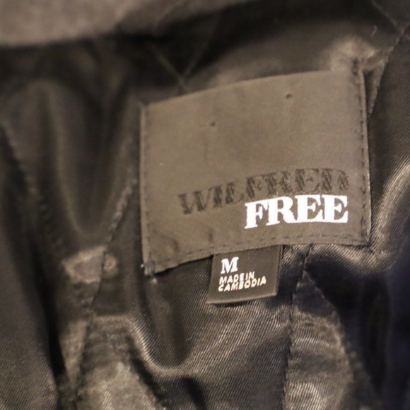 Aritzia Wilfred Free Gray Fei Wool Cashmere Coat - Picture 3 of 7